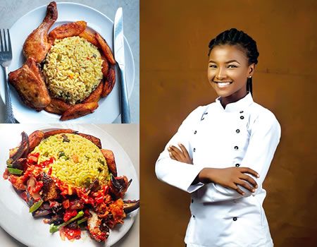 ‘My cooking represents diversity and uniqueness of African and intercontinental dishes’ - Tribune Online Intercontinental Dishes, Nigerian Fried Rice, Fried Rice Seasoning, Plate Presentation, Cooking Challenge, Food Plate, Runner Beans, Nigerian Food, Spicy Dishes