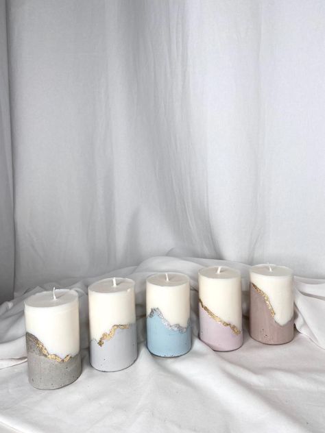 soy candles, decorative candles, concrete, handmade soy wax, handmade candles, candle making business, shop etsy, small business, home decor, modern, minimalist, clean Funky Retro Bedroom, Berry Avenue Codes Clothes, Hype Beast Bedroom, Concrete Candles, Berry Avenue Codes, Retro Bedroom, Cement Candle, Minimalist Candles, Diy Candles Scented