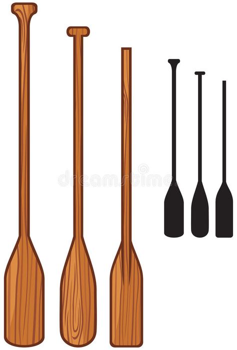 Paddle Illustration, Camper Revamp, Fish Oc, Wooden Oars, Boat Oars, Wooden Paddle, Wood Games, Dollhouse Printables, Paddle Boat