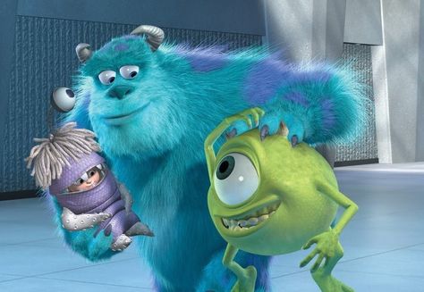 Boo, Sully & Mike Ag Wallpaper, Buu Monster Inc, Sully And Boo, Monster Co, Sully Monsters Inc, Monsters Inc University, Mike And Sully, Mike And Sulley, Disney Monsters