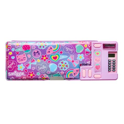 Stylin' Pop Out Pencil Case - Smiggle Online Smiggle Pencil Case, Pop Out Pencil Case, Kids Pencil Case, Easy Valentine Crafts, School Pencil Case, Cute Pencil Case, Kids School Supplies, Kawaii School Supplies, Cute Pencil