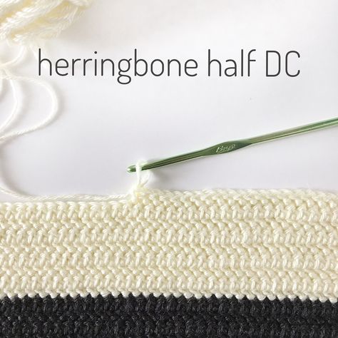 Double Crochet Baby Blanket, Herringbone Half Double Crochet, Crochet Blanket Diagram, Simple Stitch, Half Double Crochet Stitch, Herringbone Stitch, Crochet Daisy, Crochet Vintage, Crochet Fall