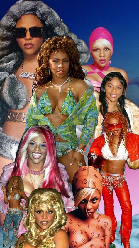 #lilkim #style #90s #y2k #newyork Lil Kim Style, Lil Kim 90s Outfits, Lil Kim 90s Fashion, Kim 90s, Lil Kim 90s, 90s Outfits, Lil Kim, Beyonce Queen, Birthday Idea