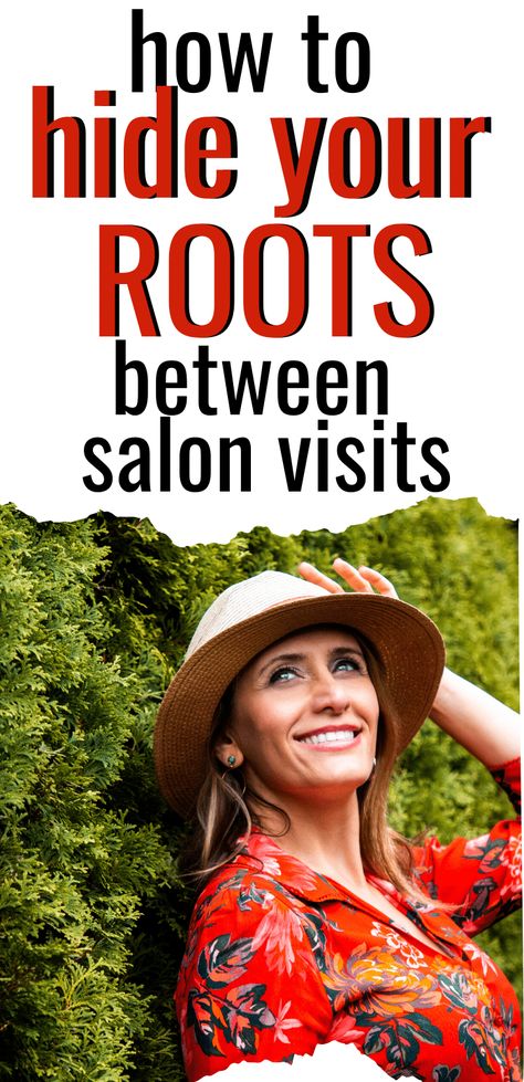 Looking to cover up your roots while you're stuck at home? Check out these Roots Cover Up Tips to keep you looking your best on Zoom calls and Facetime. #hideyourroots Hairstyle To Hide Roots, Hairstyles To Cover Roots, How To Touch Up Roots At Home, Hairstyles To Hide Grey Roots, Hairstyles To Cover Grey Roots, Hairstyles To Hide Roots, Root Touch Up At Home Gray Cover Up, Grey Hair Roots, Root Touch Up Spray