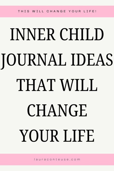 a pin that says in a large font Inner Child Journal Ideas That Will Change Your Week Writing Prompts For Healing, Inner Child Journal Prompts, Healing Prompts, Healing Journal Prompts, Best Journal Prompts, Healing Inner Child, Journal Prompts For Healing, Prompts For Healing, Healing Your Inner Child