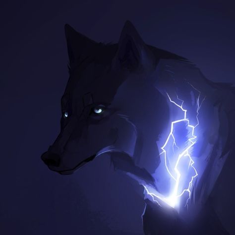 Aesthetic Printouts, Wolf Deviantart, Lightning Wolf, Lightning Art, Dragon Wolf, Shadow Wolf, Wolf Hybrid, Epic Drawings, Pikachu Art