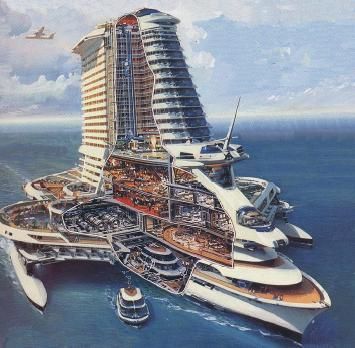 Dubai Architecture, Cool Boats, Amazing Buildings, Boats Luxury, Yacht Boat, Yacht Design, Super Yachts, Futuristic Architecture, Luxury Yachts