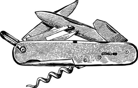 Folding knife royalty free illustration Drawing Knife, Knife Illustration, Knife Drawing, Vintage Drawing, Free Illustration, Vector Drawing, Logo Food, Folding Knife, Free Illustrations