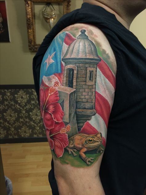 Puerto Rico Tattoo Puerto Rico Tattoo, Taino Tattoos, Place Wallpaper, 6 Tattoo, Map Tattoo, Lighthouse Tattoo, Girl Back Tattoos, Map Tattoos, Lettering Tattoo