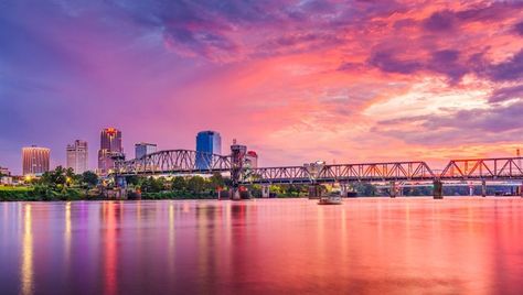 The Coolest City to Visit in Each State | The Discoverer Things To Do In Arkansas, Cheap Weekend Getaways, Arkansas Road Trip, Petit Jean State Park, Little Rock Arkansas, Bike Trails, Park City, Weekend Getaways, Fun Things