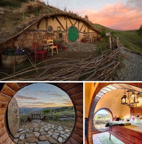 Meet the woman who builds the world’s most unique Airbnbs Hobbit Holes, Unique Airbnb, Cheap Land, Unique Vacation Rentals, Jersey Cow, Messy Nessy Chic, Unique Vacations, Hobbit Hole, Hobbit House