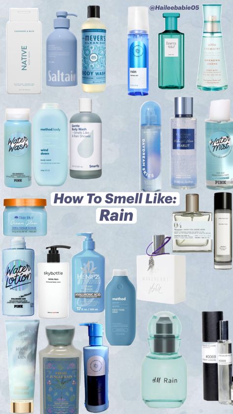 How to smell like fresh clean rain 🌧️ Best Self Care, Body Hygiene, Hygiene Tips, Shower Skin Care, Body Smells, Clean Aesthetic, Outfit Codes, Perfume Scents, Bath And Body Care