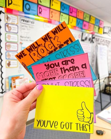 Encouraging Notes For Students, State Testing Motivation, Testing Treats For Students, Positive Behavior Chart, Test Prep Fun, State Testing Encouragement, Testing Treats, Testing Encouragement, Student Incentives