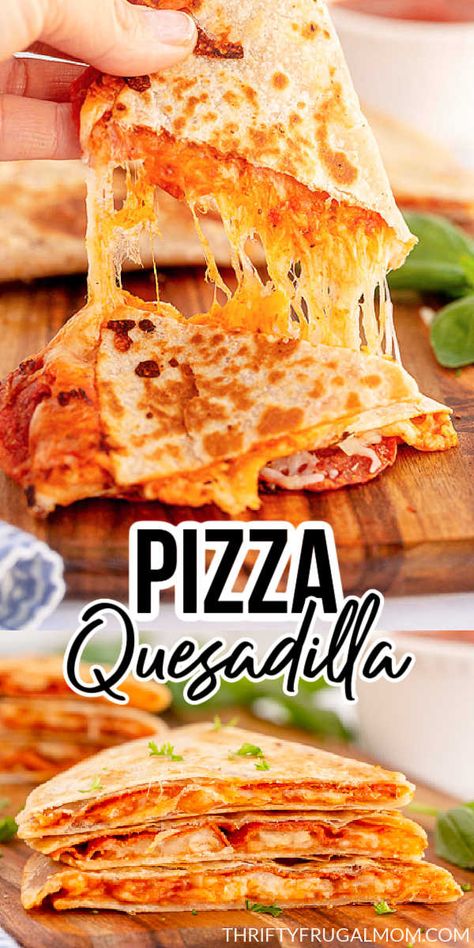 Pepperoni Pizza Quesadillas, Pizza Quesadillas, Pizza Quesadilla, Simple Pizza, Salad Pasta, Healthy Thanksgiving, God Mat, Food Recepie, Thanksgiving Menu