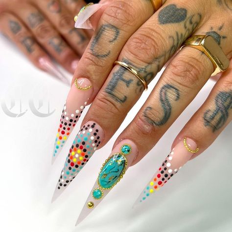 Native American Nail Art Designs, Native American Inspired Nails, Native Design Nails, Native Nail Art, Native Nail Designs, Native American Nails, Native American Nail Art, Native Nails, Indian Nails