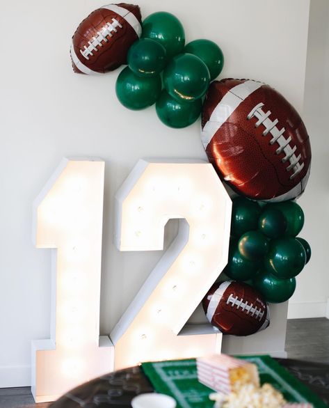 Football Party, Birthday Party Themes, Birthday Party, Football, Birthday, American Football