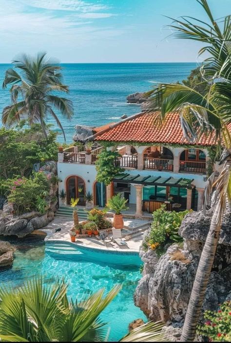 Caribbean House, Dream Villa, Hollywood Night, Caribbean Homes, Lake Homes, Architectural Photographers, Swimming Pool Designs, Beach Houses, Pool Designs