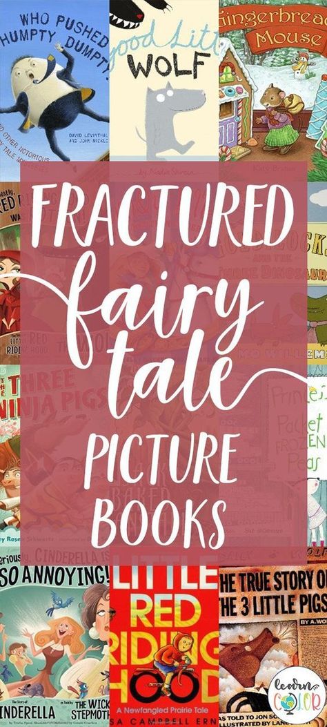 Ever heard of a fractured fairy tale? It’s a twist on the original story, as told from a different perspective, in modern form, or with slightly changed characters. Enjoy these zany twists on familiar tales. Learn in Color has put together a great list of books featuring the fairy tale! Fairytale School, Library Fairy, Steam Night, Fractured Fairytales, Fairytale Lessons, Trickster Tales, Twisted Fairytales, Fairytale Characters, Fairy Tales Unit