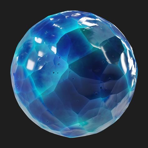 Stylized Carved Crystal on Substance 3D Assets Ice Texture, Crystal Texture, Crystal Orb, High Tech Gadgets, 3d Crystal, Dark Star, Material Textures, 3d Assets, 2d Animation