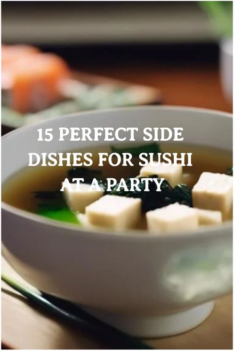 Elevate your sushi party with these delicious side dishes! 🍣🥢 #sushiparty #sidedishes What To Serve With Sushi, Sushi Stack, Teriyaki Skewers, Japanese Potato Salad, Japanese Side Dish, Teriyaki Chicken Skewers, Delicious Side Dishes, Beer Cheese Soups, Teriyaki Tofu