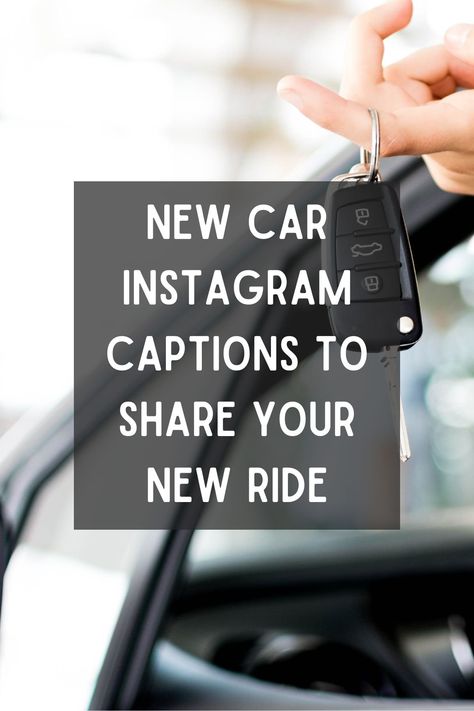 160 New Car Instagram Captions to Capture Your New Ride (2024) Black Car Quotes, Dream Car Quotes, Caption For Car Pictures, Driving Car Captions Instagram, New Car Captions Instagram, Buying First Car, Car Quotes For Instagram, New Car Quotes, Instagram Post Captions