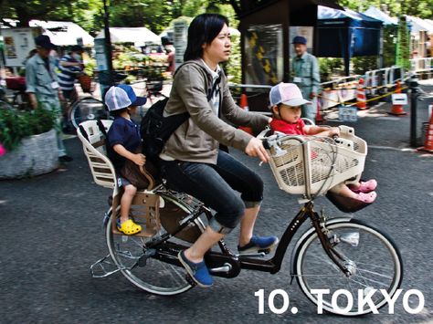 Copenhagenize Design Company Bicycle Friendly Cities, Tokyo Photos, Family Child Care, Cycling City, Female Cyclist, Urban Cycling, Commuter Bicycle, Cycle Chic, Bike Art