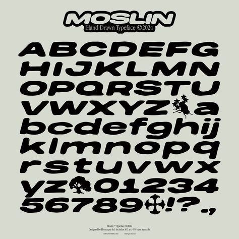 Moslin: Hand drawn typeface. Includes A-Z, a-z, 0-9, basic symbols + bonus glyphs. (All shown in images). #Fonts #Font #disign #art Grunge Writing, Urban Fonts, Basic Fonts, Typeface Alphabet, Cool Fonts Alphabet, Fonts For Logos, Top Free Fonts, Hand Drawn Typeface, Alfabet Font