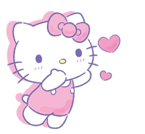 Pink Atheistic, Kitty Couple, Kitty Gif, Hello Gif, Hello Kitty Imagenes, Hello Kitty Baby, My Melody Wallpaper, Kitty Baby, Hello Kitty Aesthetic