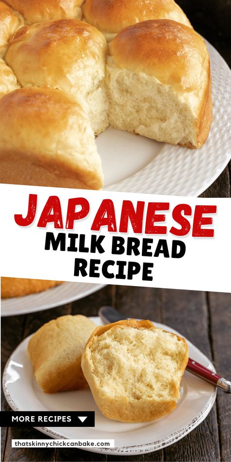 Sour Milk Bread, Japanese Milk Bread Recipe, Nice Buns, Sour Milk, Japanese Milk Bread, Milk Bread Recipe, Bunny Chow, Japanese Bread, Garlic Bread Recipe