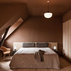 Copenhagen Hotel, Oak Armchair, Isamu Noguchi, Norm Architects, Brown Walls, Sopot, Design Hotel, Furniture Showroom, The Design Files