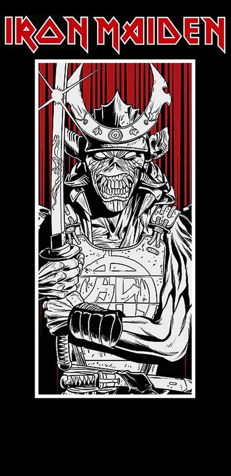 Heavy Metal Poster Art, Iron Maiden Phone Wallpaper, Metalica Wallpaper Iphone, Iron Maiden Wallpapers Iphone, Heavy Metal Aesthetic Wallpaper, Eddie Iron Maiden Drawing, Metal Music Wallpapers, Metal Band Wallpaper, Metal Bands Wallpaper