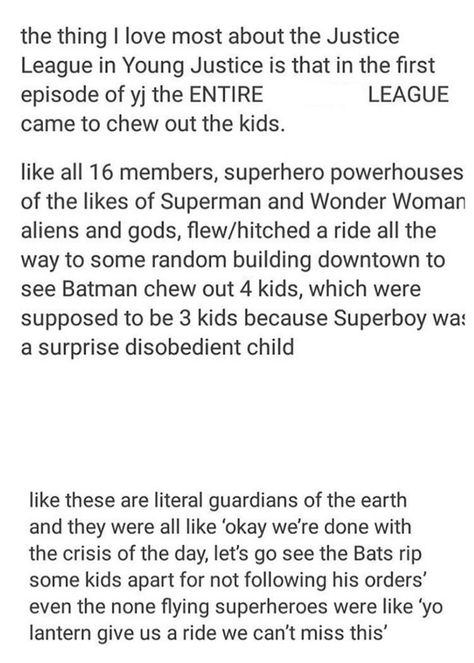 Justice League Headcanon, Young Justice Funny, Young Justice Wally, Justice League Funny, Justice League Art, Young Justice League, Dc Justice League, Superhero Memes, The Justice League