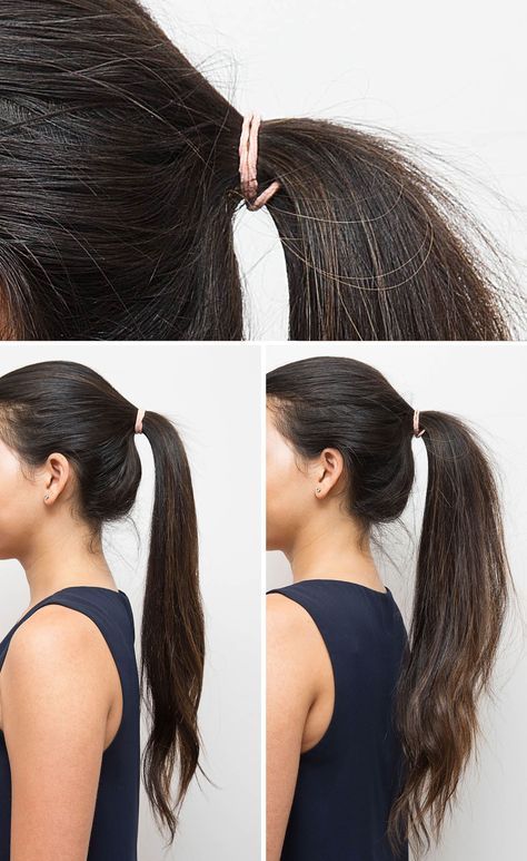 17 Tricks That'll Make Your Hair Look So Much Fuller and Thicker Get Thicker Hair, Long Hair Ponytail, Flat Hair, Fuller Hair, Hair Ponytail Styles, Bridesmaid Makeup, Long Hair Cuts, How To Make Hair, Pixie Haircut