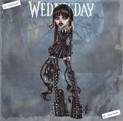 Monster Fashion, Morticia And Gomez Addams, Dark Artist, Wednesday Series, Disney Dress Up, Zombie Disney, Wednesday Adams, Emily The Strange, Fashion Design Sketch