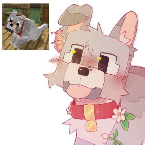 Minecraft Dogs, Minecraft Drawings, Minecraft Art, Minecraft Fan Art, Cute Doodles Drawings, Cute Doodle Art, Dessin Adorable, Cute Little Drawings, Cute Art Styles