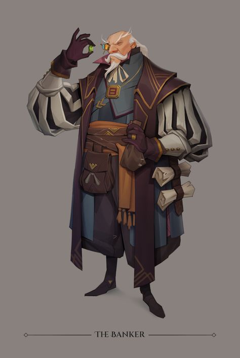 ArtStation - The Banker, Esther Smisdom Victorian Character Design, Simple Character, Casual Art, Concept Art Character, Dnd Art, Character Poses, Architecture Illustration, Character Design Male, Dnd Characters