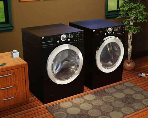 Mod The Sims - Decorative LG Washer & Dryer Ts4 Washer And Dryer, Sims Washer And Dryer, Washer Dryer Sims 4 Cc, Sims 4 Cc Furniture Washer And Dryer, Washer And Dryer Sims 4, Sims 4 Cc Washer And Dryer Decor, Sims 4 Washer And Dryer Cc, Sims 3 Furniture, Alpha Sims