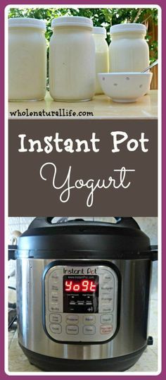 Instant Pot yogurt is hands-down the easiest homemade yogurt I've ever made! Click here to learn how to make your own yogurt in the Instant Pot. Yogurt Diy, Yogurt In The Instant Pot, Vegan Camping Food, Yogurt Homemade, Instant Meals, Frugal Kitchen, Homemade Yogurt Recipes, Make Your Own Yogurt, Instant Pot Yogurt