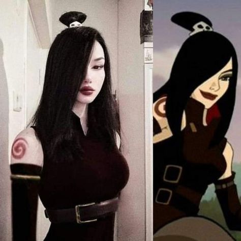 Princess Azula Cosplay, Costume Ideas Women Black Hair, Dark Hair Cosplay Characters, Azula Avatar Halloween Costume, Anime Women Costume, Azula Halloween Costume, Cosplay Ideas Women Anime Black Hair, Dark Cosplay Ideas, Women’s Cosplay Ideas