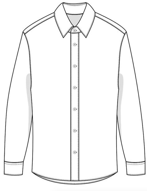 Pin on Flat drawing Shirts Drawing Design, Technical Drawing Shirt Men, Mens Shirt Illustration Fashion, Men Shirt Technical Drawing, Mens Shirt Illustration, Shirt Outline Drawing, Men Shirt Drawing, Mens Shirt Flat Sketch, Shirt Illustration Sketches