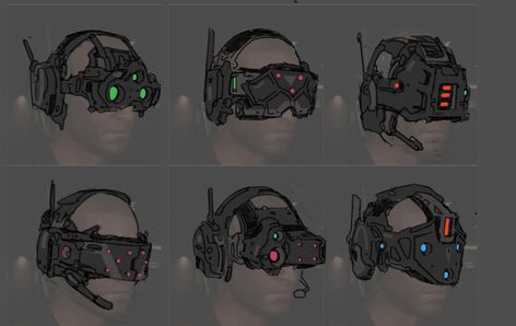 ArtStation - Aliens Sharpshooter Targeting Goggles, Bryan Flynn Futuristic Helmet, Futuristic Armor, Power Armour, Futuristic Armour, Sci-fi Armor, Future Soldier, Tactical Gear Loadout, Combat Gear, Military Gear