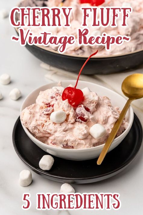 Cherry Pineapple Fluff, Picnic Salad Recipes, Fluff Recipes, Cherry Fluff, Cherry Frosting, Picnic Salad, Mouthwatering Desserts, Heavenly Desserts, Recipes No Bake