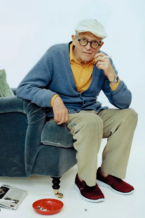 Grandpa Outfit Men, Old Man Outfit, Grandpa Outfit, Tim Walker Photography, Old Man Portrait, Stage Designer, British Artists, Pop Art Movement, Celebrity Photography