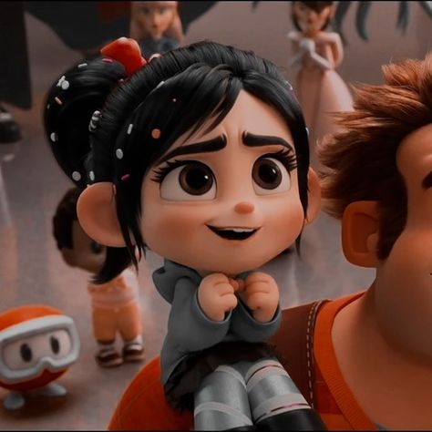 Reckitt Ralph Penelope, Ralph Ve Internet, Break It Ralph, Pixar Icons, Disney Widgets, Disney Pfp, Vanellope Y Ralph, Ralph Breaks The Internet, Vanellope Von Schweetz