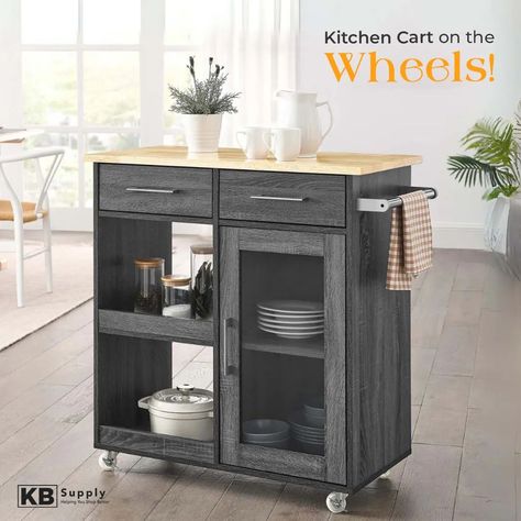 No more rushing back and forth to the Kitchen as we present you with Culinary Kitchen Cart on Wheels! 😍 The is a versatile small kitchen island that complements modern kitchen furniture and decor. Equipped with four nylon casters with side lock brakes, this rolling cart glides effortlessly wherever you need it. Shop this today using the link in our bio and don't forget to make the most of our End Of Season Sale! 🎊 #kitchencart #onwheels #endofseasonsale #kitchendecor #kitchendesign #kitche... Kitchen Carts On Wheels, Culinary Kitchen, Modern Kitchen Furniture, Island Cart, Small Kitchen Island, Outdoor Bar Sets, Organize Your Kitchen, Kitchen Island Cart, Expandable Dining Table