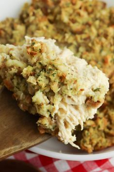 Stovetop Stuffing Chicken, Shredded Chicken Casserole, Stove Top Stuffing Recipes, Dressing Casserole, Chicken And Dressing, Chicken And Dressing Casserole, Recipes Using Rotisserie Chicken, Chicken Stuffing Casserole, Chicken And Stuffing