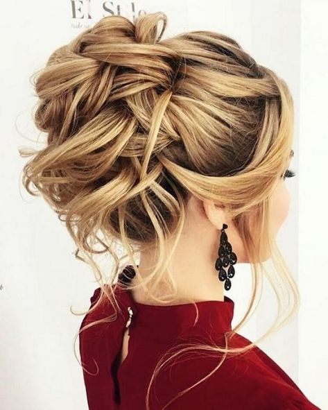 New Bridal Hairstyle, Hairstyle Bridesmaid, Unique Wedding Hairstyles, Wedding Hairstyles Bride, Messy Updo, Up Dos For Medium Hair, Peinados Recogidos, Best Wedding Hairstyles, Updos For Medium Length Hair