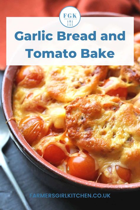 Leftover Garlic Bread, Vegetarian Noodle Bowls, Tomato Bake, Vegetarian Noodles, Tomato Bread, Parrot Pet, Garlic Bread Recipe, Leftover Bread, Baked Tomatoes