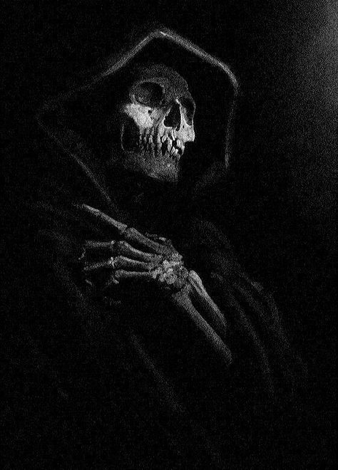 Reaper Drawing, Don't Fear The Reaper, Reaper Tattoo, Grim Reaper Art, Horror Vintage, A Skeleton, Arte Fantasy, Gothic Art, Skull And Bones