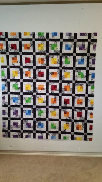 Canton Village Quilt Works | Hip to Be Square Scrap Blocks, Interesting Quilts, 16 Patch Quilt, Village Quilt, I Am Sick, Patchwork Quilting Designs, Charm Square Quilt, Knitting Blocking, Hip To Be Square